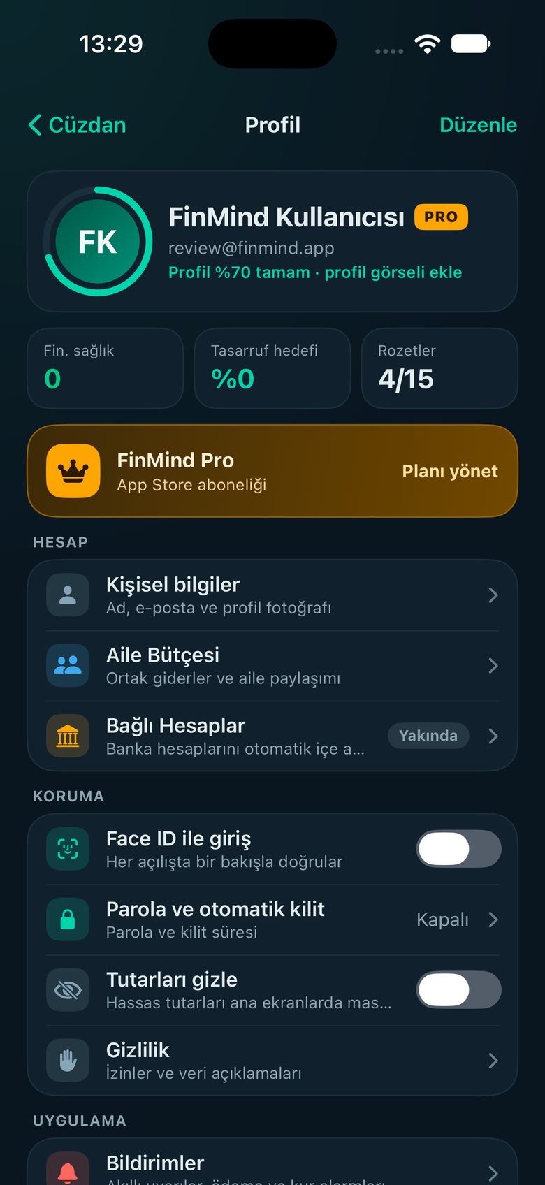 Profil — FinMind